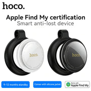 HOCO E100 Smart GPS Tracker Mini Tag Anti-Lost Device with Case for iOS Apple Find My App Car Key Pet Kids Thin Locator Finder