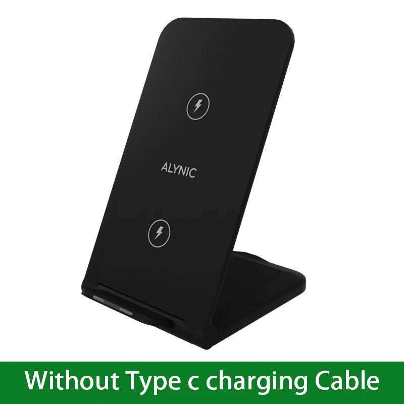 Wireless Charger Station Earphone Phone Fast Charging Charger Holder For iPhone 16 15 14 13 Pro Max Samsung S24 S23 Xiaomi
