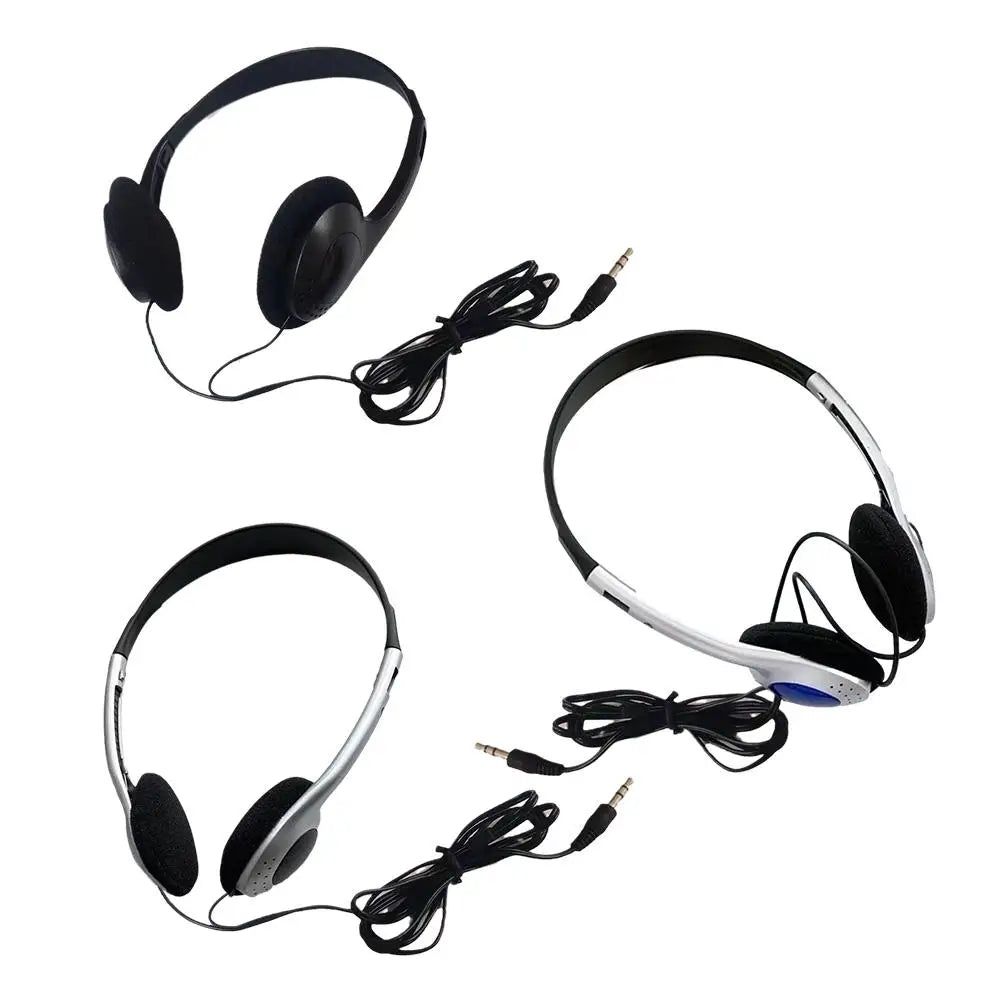 Portable Headphones Personality Retro Nostalgic Headset Black Fashion Style Headset Over Ear Earbud 3.5mm Wired Headset NEW