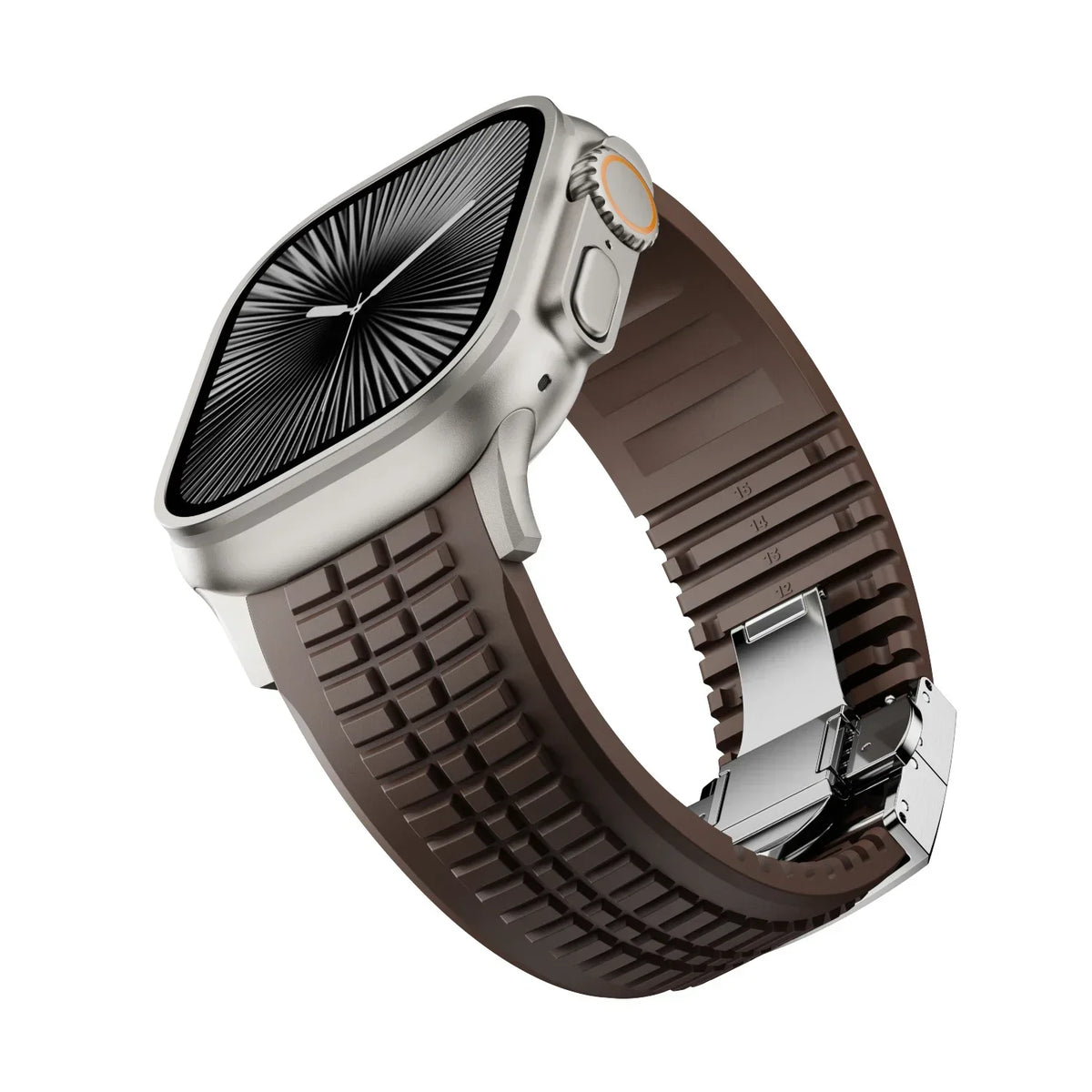 NEW Rubber Band for Apple Watch Ultra 3/2 49mm 42 44 46 45mm Business Sports Strap for Iwatch  Series 10 9 8 7 Se 6 5 4 Bracelet
