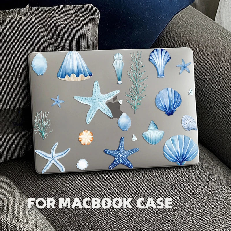 Marine Life Laptop Case For Macbook Air 13 2025 Case M2 M3 M4 Chip MEO A304 Cover for Air 15 M4 2025 A3241 M3 M2 15.3 Case