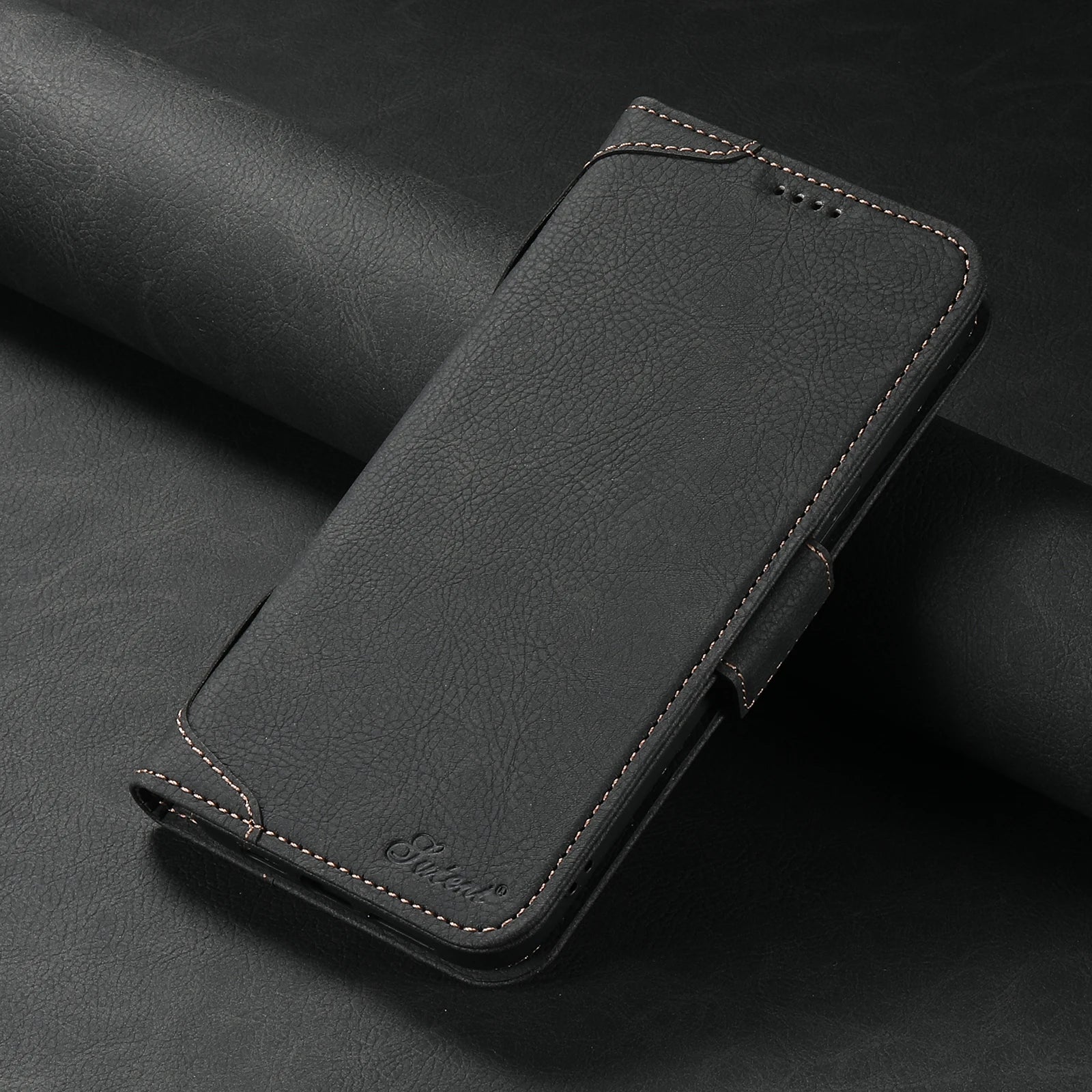Card holder wallet Flip cover  phone case Compatible with MagSafe magnetic wireless charging For iPhone 17ProMax 16Plus 15 14 13
