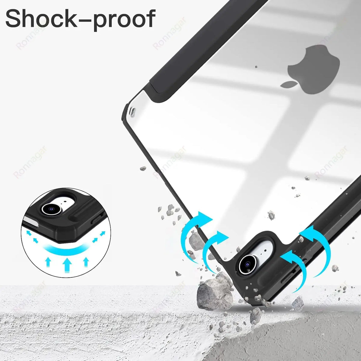 Smart Case for iPad A16 A19 12th 11th Gen 2026 2025 2024 Air11 13 M4 M3 Air 8 7 6 Air 5 4 Pro11 13 M4 M5 M2 10th 9 8 7 10.2 10.5