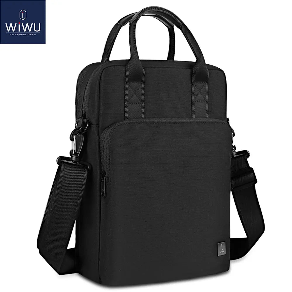 WIWU Laptop Bag for MacBook Air 13.6 2025 Waterproof Shoulder Bag for MacBook Pro 13 Air 13 Carry Case for iPad Pro Air 13 12.9