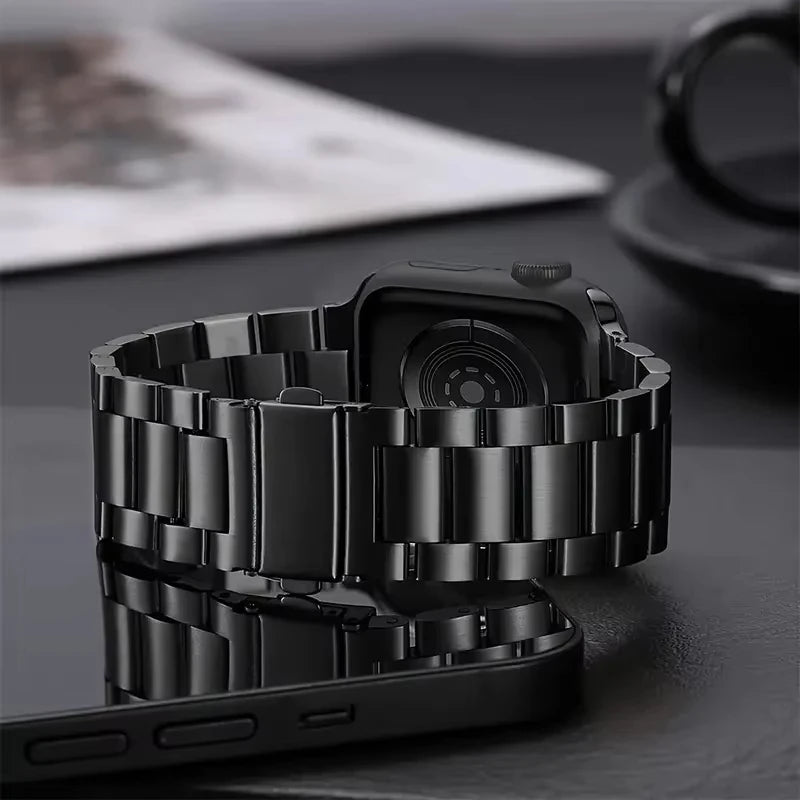 Watch Band For apple watch ultra band 44mm 40mm 49mm 45mm 41mm Stainless Steel watch Strap for iwatch Bands 6 3 4 SE 8 Bracelet