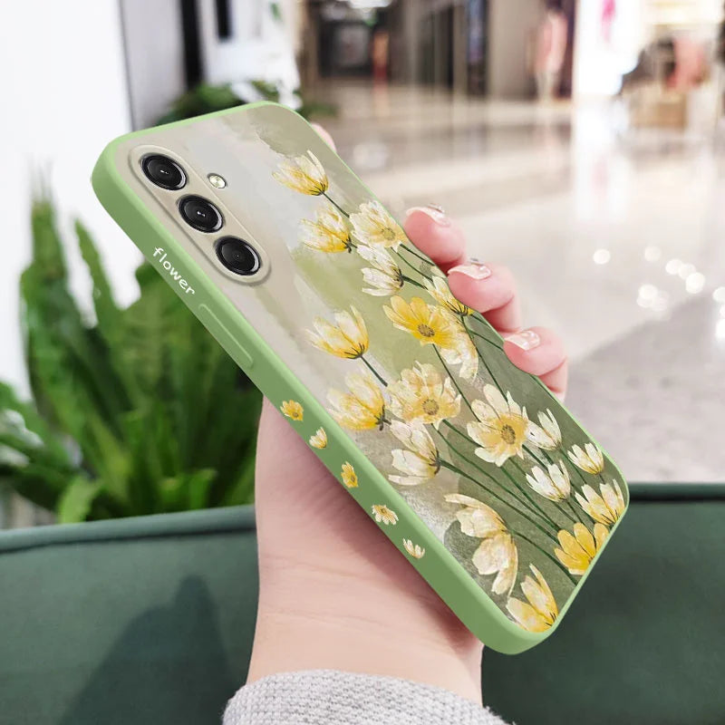 Small Cauliflower Phone Case For Samsung Galaxy S25 S24 S23 S22 S21 S20 S10 S10E Ultra Plus FE Note 20 Ultra 10 Plus Cover