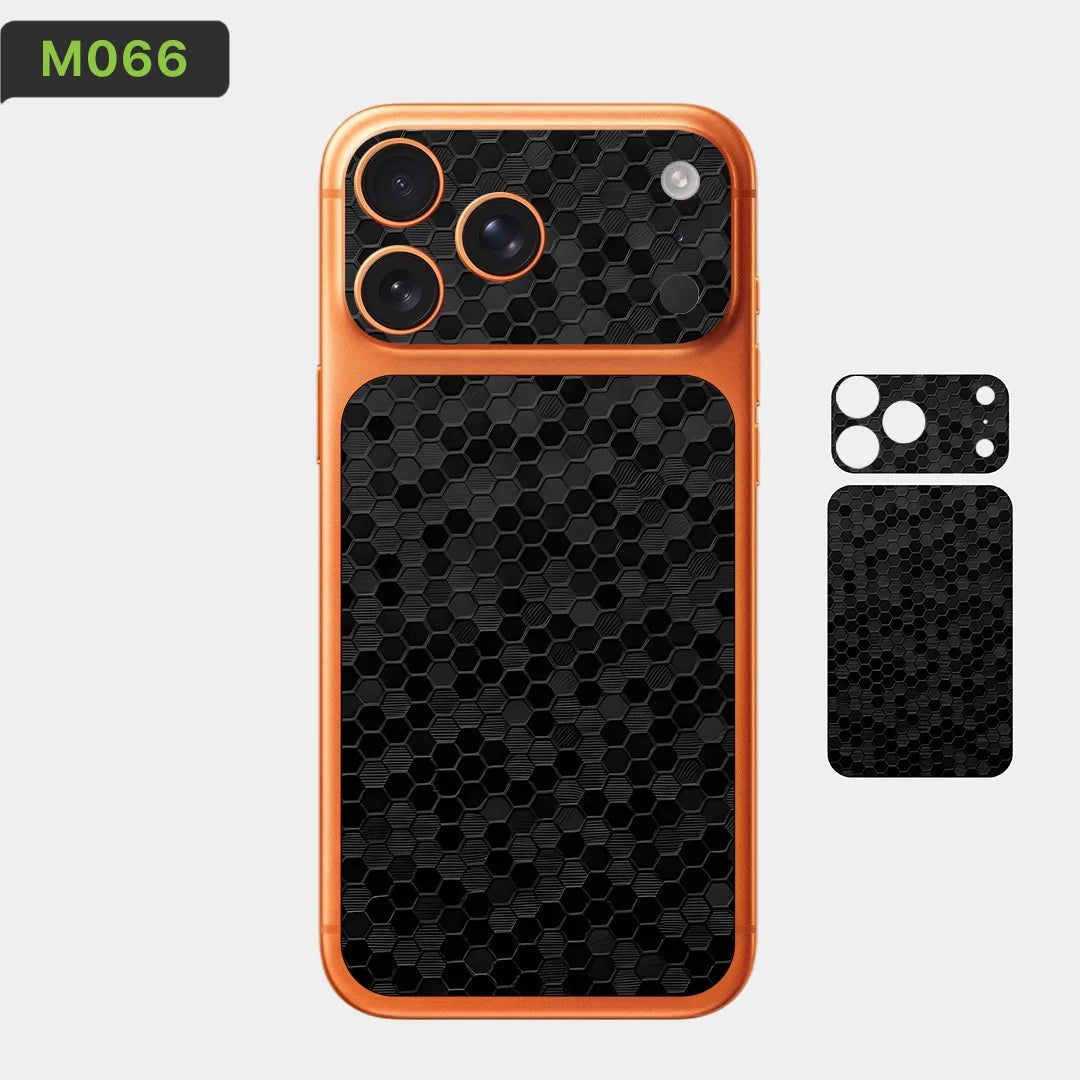 BC02 for Apple iPhone 17 Pro Max /17 Pro/Air Camera with Battery Skin Wrap 3D Colorful Rear Protective Sticker Film
