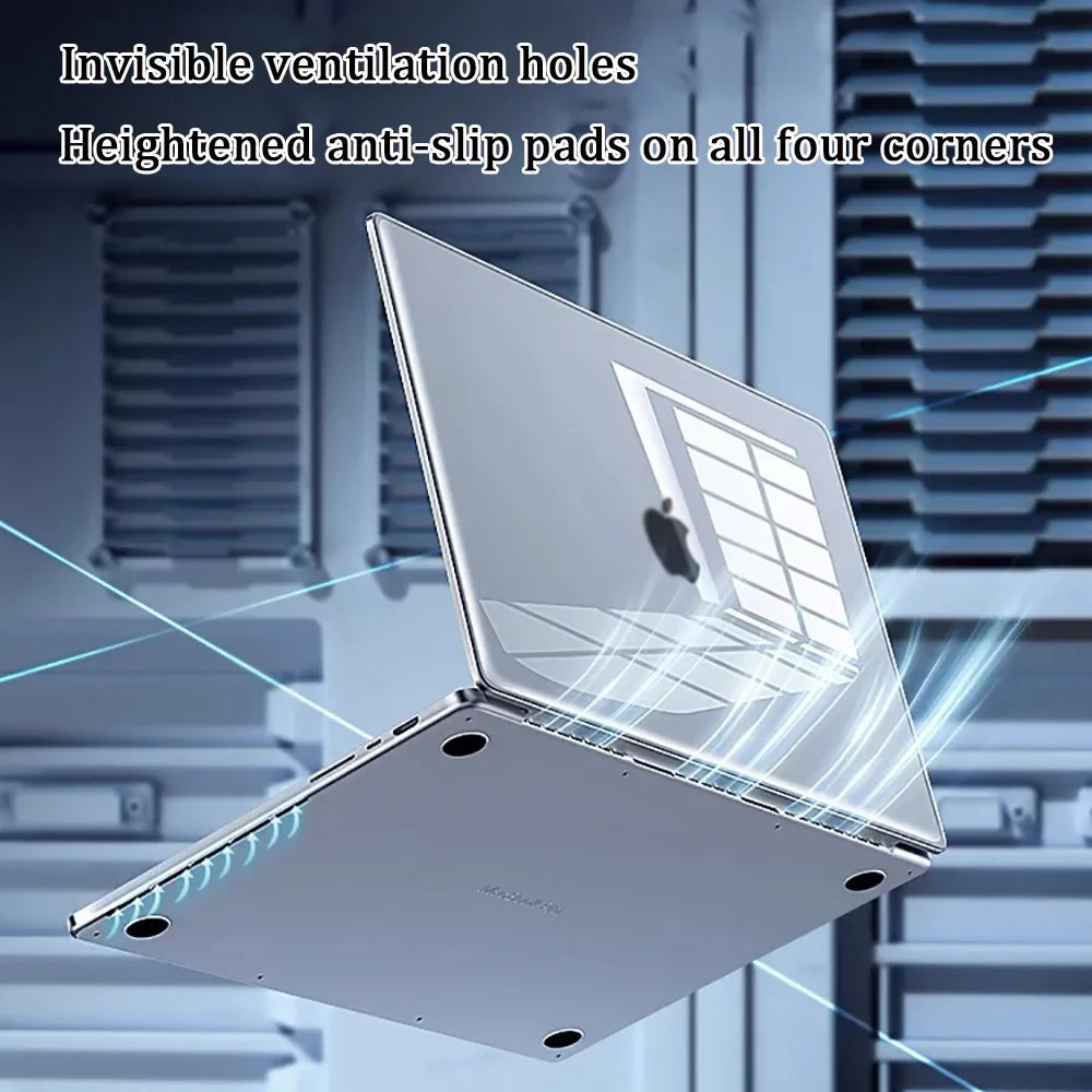 For MacBook Pro 14 M5 2025 Case,Air M4 M3 M2 2025 2022 Case For Macbook Pro 14 16 M4 2024 Case For MacBook Air 15 M4 2025 Cover