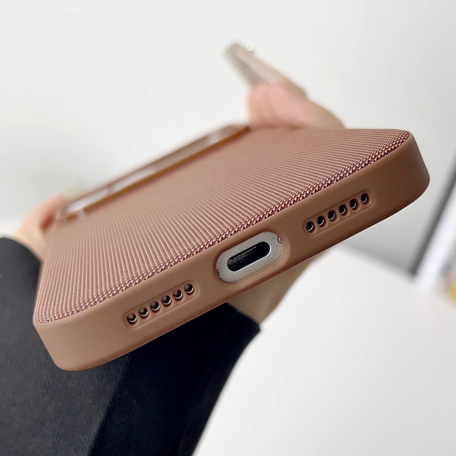 High Quality Original Technology Woven Case For IPhone 17 16 15 14 13 Pro Max Air Official For Magsafe Magnetic Protect Cover