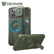 For iPhone 16 Pro Max  Case with Slide Camera Cover & Adjustable Kickstand Rugged Shockproof Protective Heavy-Duty Bumper Cases