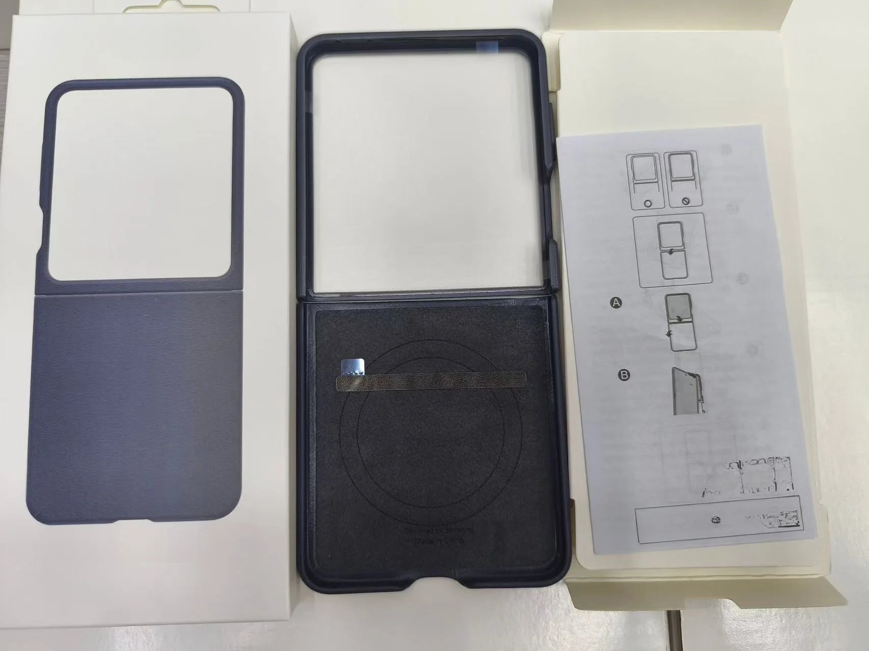 For Samsung Galaxy Z Flip 8 magnetic ultra-thin leather case with full protection phone back cover, suitable for Galaxy Z Flip 8