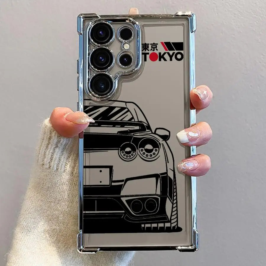 Phone Cover Case for Samsung Galaxy S25 S22 Ultra S24 S25Edge S23 S20 FE S21 Plus J-D-M Dream Car