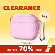 Clearance_Bling Glitter Soft TPU Earphone Case for Airpods 4 2024 Pro 2 2nd Generation Air Pods 3 1 3rd Gen Cover with Keychain