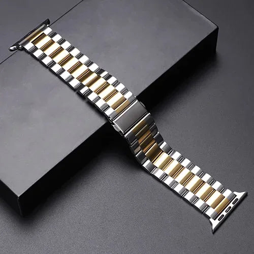 Stainless Steel Strap For Apple Watch Ultra 4 3 2 49 45 41 40 46 38 42 44mm Metal band Bracelet For iWatch Series SE 11 12 9 8 7