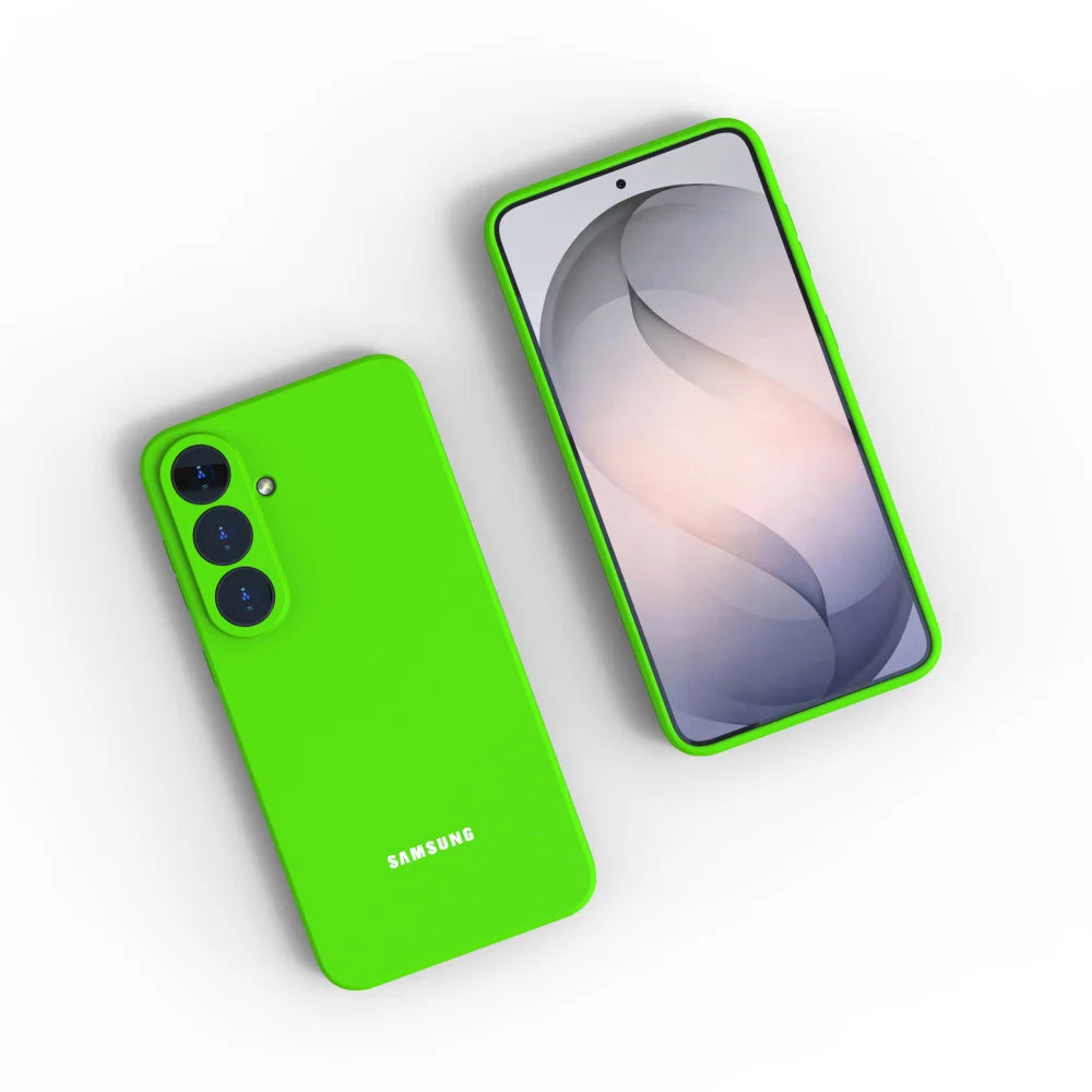For Samsung Galaxy S26 S25 S24 S23 S22 Plus S26 Ultra S25 FE EDGE Case Soft Liquid Silicone Shockproof Phone Back Cover