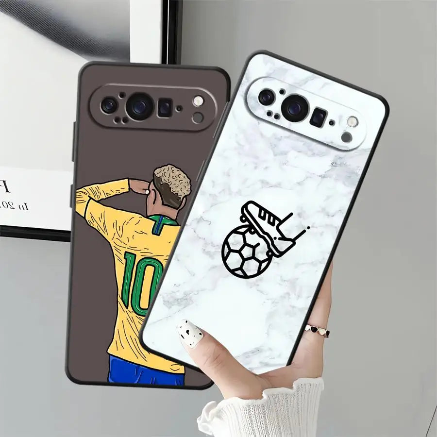 Phone Case for Google Pixel 6a 7a 9a 8a 10 9 Pro XL 6 7 8 Pro Soft Shell Cool Football Sports