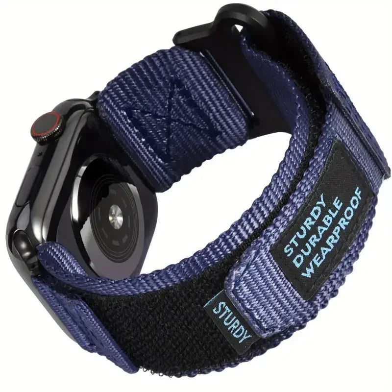 Compatible with Apple Watch Band Series 9/8/7/6/5/4/3/2/1/SE/Ultra, Nylon Sports Strap with Woven Design for 49mm 42mm/44mm/45mm