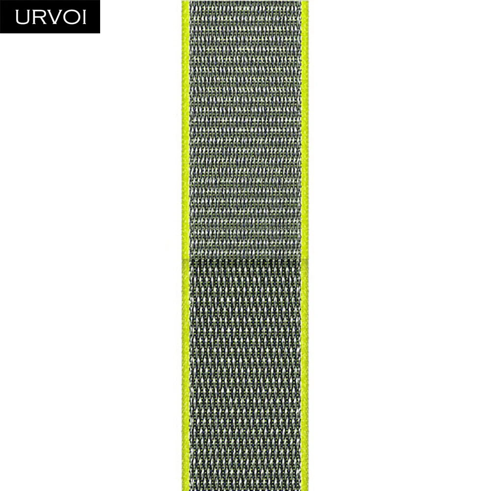 URVOI Sport Loop for Apple Watch Ultra 4 3 2 Series 12 11 10 9 SE3 Nylon Strap for iWatch Sport Band Hook&Loop Fastener 46 49mm