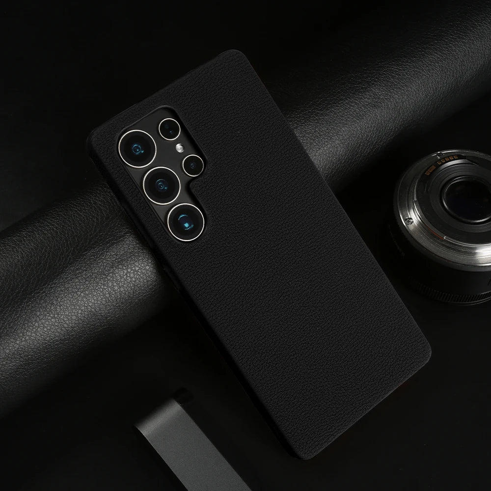 Premium Leather Case For Samsung Galaxy S26 Ultra S25 FE S24 S23 S22 S21 S20 Ultra Note 20 9 10 Plus Phone Case Back Cover Coque