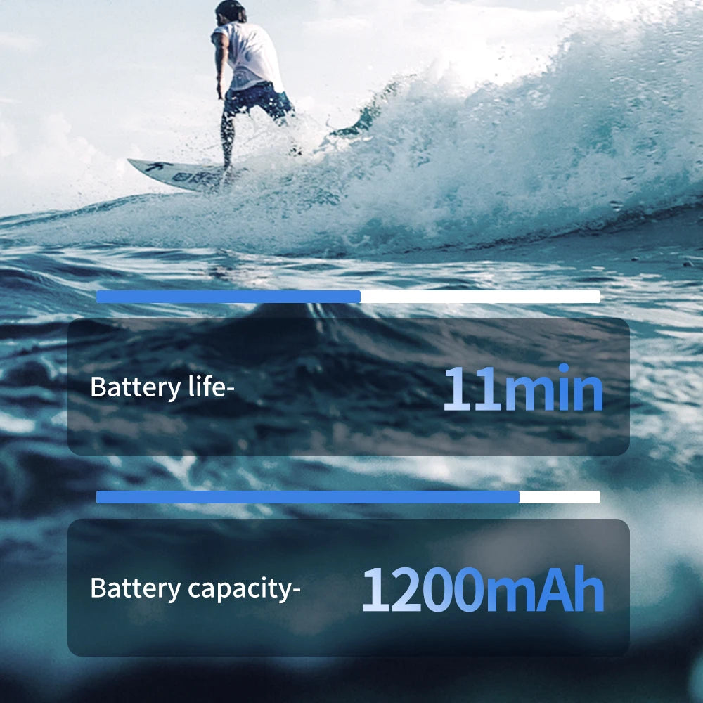 Mini Drone 8K HD-VR Dual-camera 180 ° ESC Optical Flow Obstacle Avoidance Motor Drone UAV Remote Control Quadcopter Universa Toy