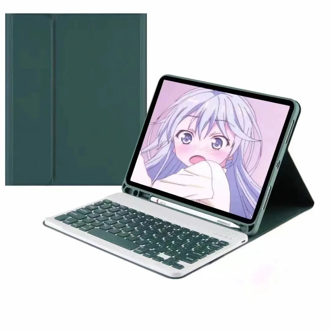 for iPad Air 5 4 10.9 Magnetic Keyboard Case iPad 12th air A16 11th Pro 11 13 M4 12.9 9.7 10.2 7 8 9 10th Gen Smart Stand Cover