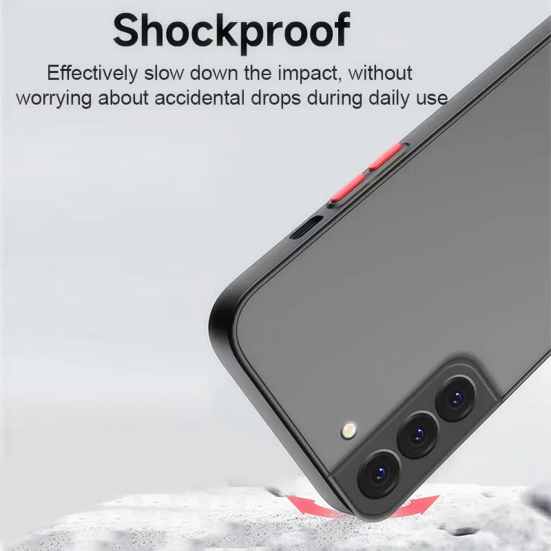 ARMOR Shockproof Matte Case for Samsung Galaxy S20 S21 FE S22 Plus S23 S24 S25 Ultra 5G Bumper Back Cover