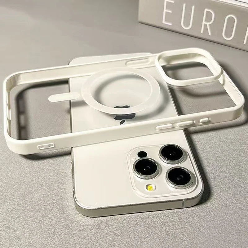 Luxury Candy For Magsafe Wireless Charging Phone Case For iPhone 17 16 15 14 13 12 11 Pro Max 16 Plus 16e 17 Air Magnetic Cover
