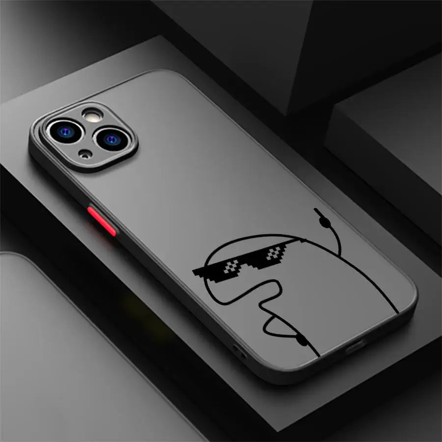 Cartoon Matchman Shell Phone Case For Samsung Galaxy S23 S24 S25 S26 Ultra S22 S21 S20 Plus FE A15 A16 A34 A35 A54 A55 A56 Cover