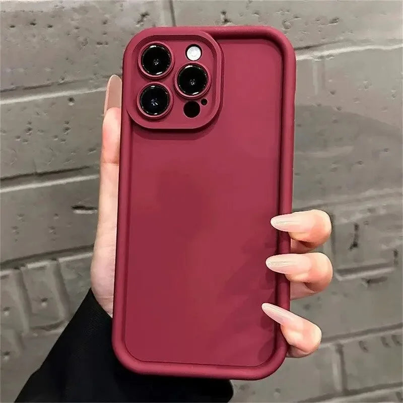 Candy Color Phone Case For Samsung Galaxy S25 S24 Ultra S23 S22 Plus S21 S20 FE Lite Note 20 5G Shockproof Soft Silicone Cover