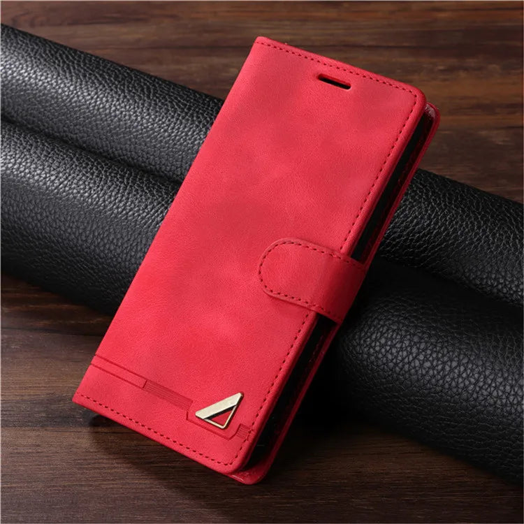 Leather Flip Phone Case For Samsung Galaxy S10 Plus S20 S21 FE S22 S23 S24 S25 Ultra Note 10 20 Ultra Wallet Bracket Cover