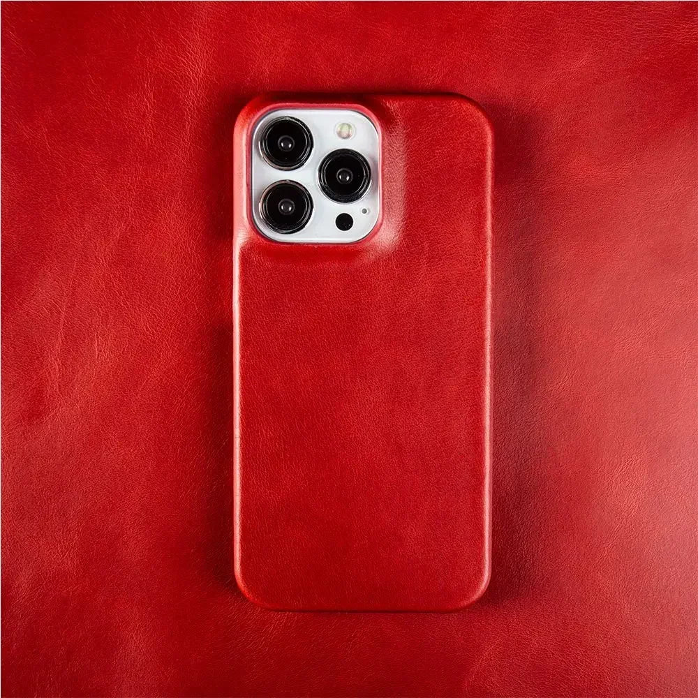 For Case iphone 16 Pro Max Cases Oil Wax Luxury Genuine Leather Cover For Iphone 17 16 15 14 13 XS Max X 8 Plus Phone Shell Capa