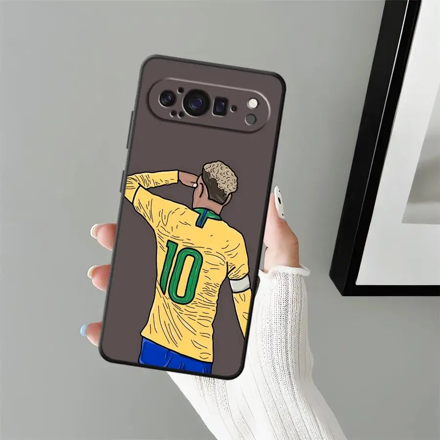 Phone Case for Google Pixel 6a 7a 9a 8a 10 9 Pro XL 6 7 8 Pro Soft Shell Cool Football Sports