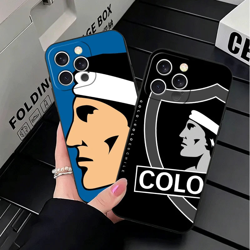 Social Y Deportivo Colo Club Soft Phone Case for iPhone 16 16E 17 Air 15 Pro Max 14 Plus 13 Mini 11 12 7 Black Cover Back Shell