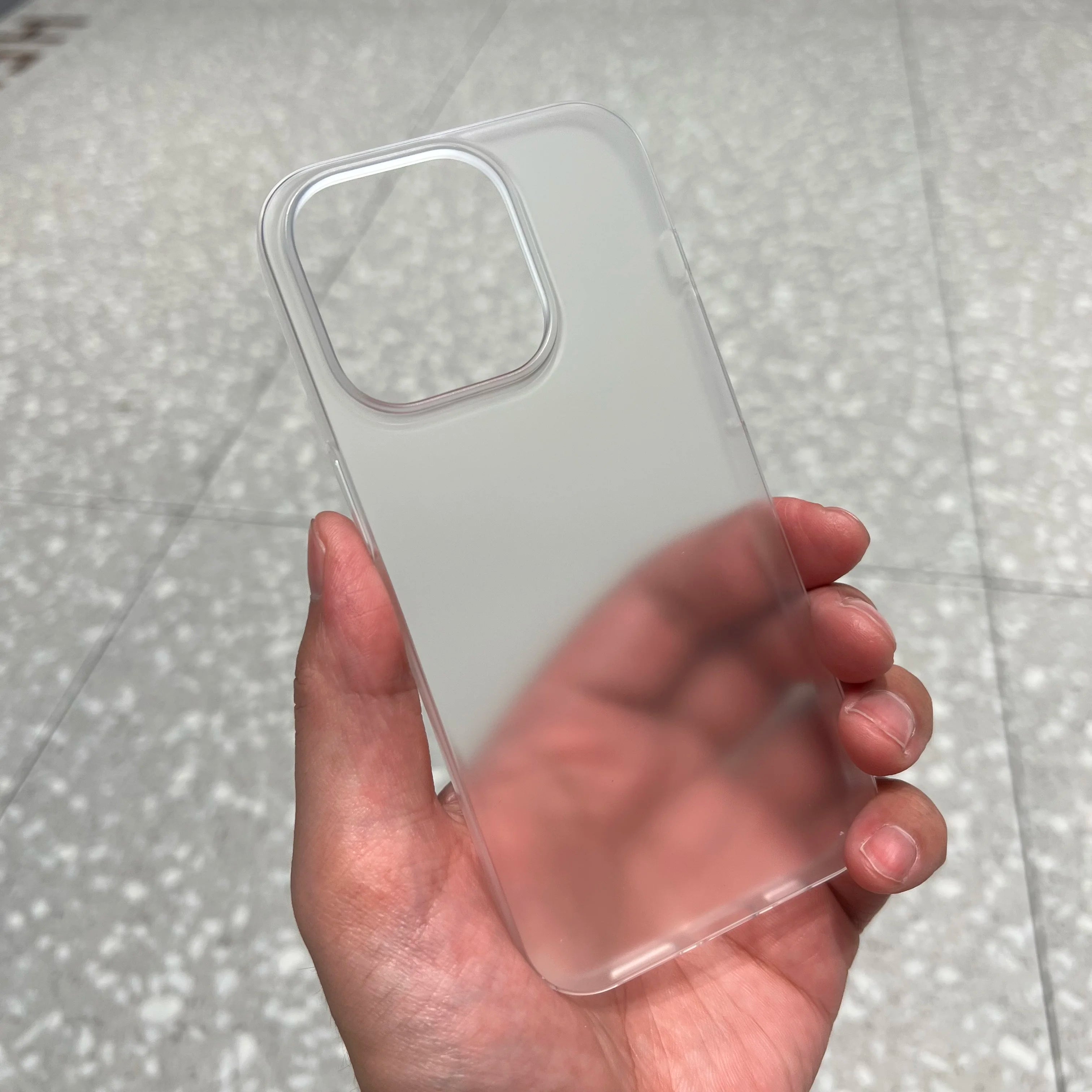 Ultra Thin Matte Translucent Case for iPhone 17 Air 16 15 14 Plus 13 12 11 Pro Max Hard Plastic Clear Silky Skin Cover Capa