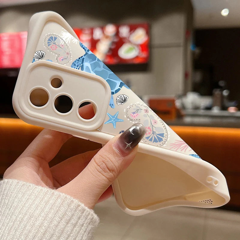 Sea Turtle Pattern TPU Case For Samsung Galaxy S26 S25 S23 Ultra S24 FE A57 A17 A56 A36 A26 A55 A16 A15 A35 A25 5G Phone Cover