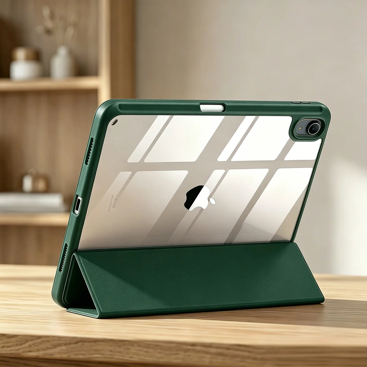 For Apple iPad (A16) 11th 11'' 2025/10th 10.9'' 2022 Generation Case with Pencil Holder, Hybrid iPad 11 10 Case with Clear Back