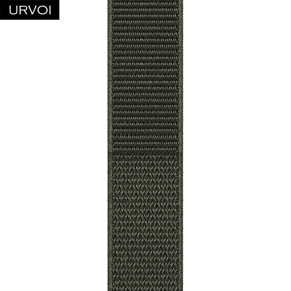 URVOI Sport Loop for Apple Watch Ultra 4 3 2 Series 12 11 10 9 SE3 Nylon Strap for iWatch Sport Band Hook&Loop Fastener 46 49mm