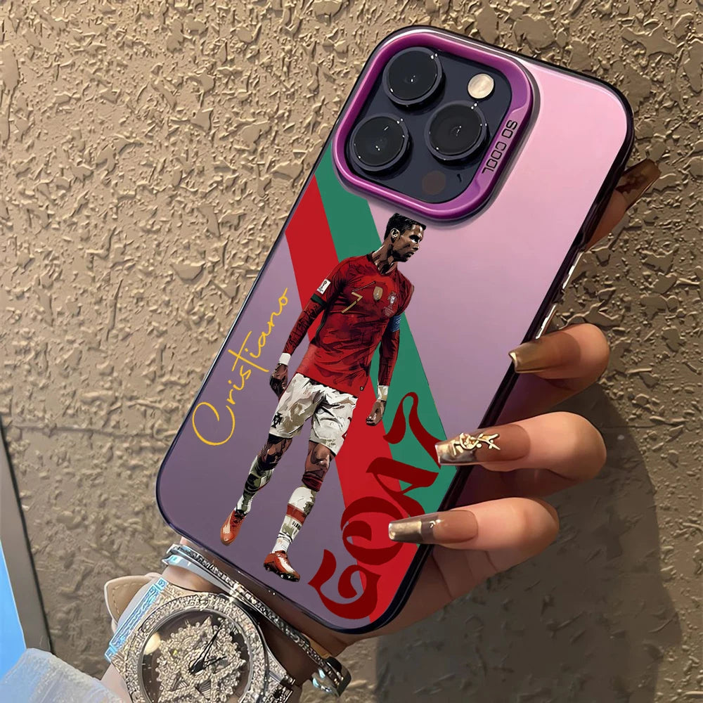 Phone Case For  Famous football players C-CR7 iPhone 17 17e 16e 16 15 14 13 12 11 mini Pro Max Air Plus Anti Fall Matte Cover