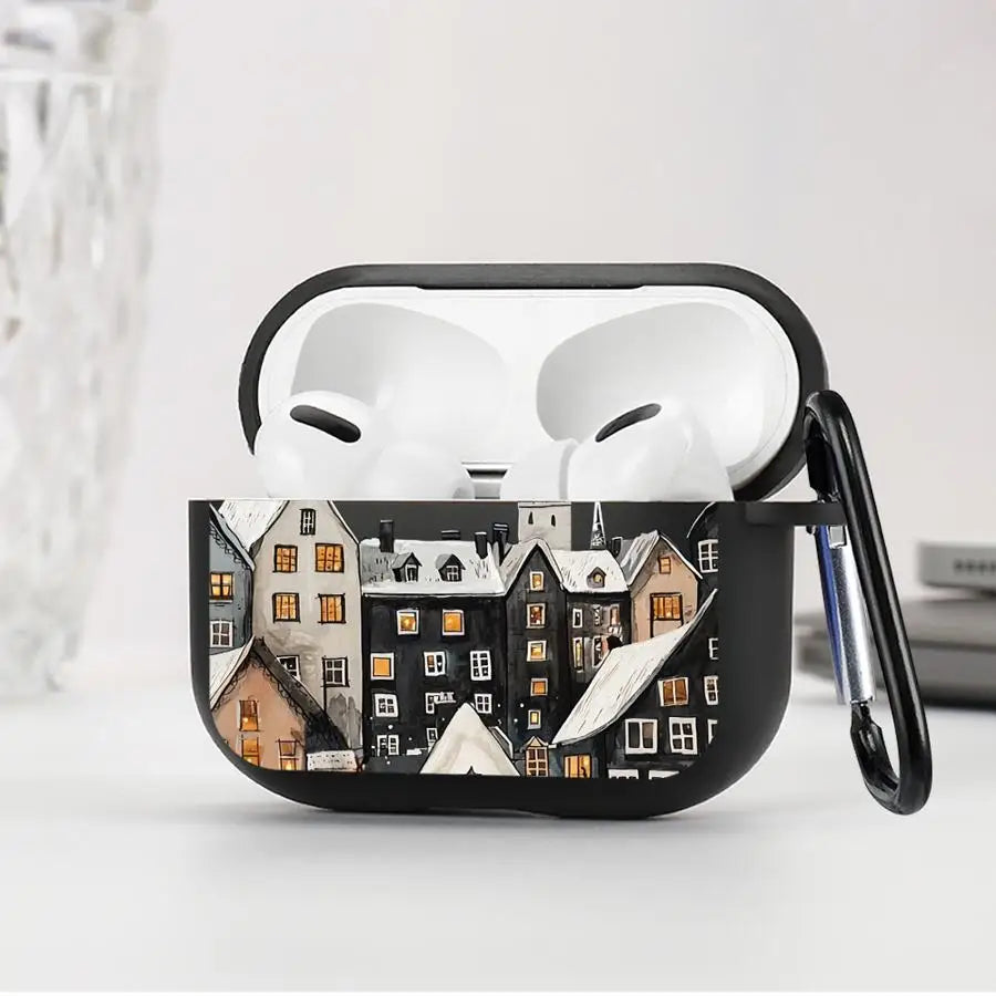 Winter Snow Christmas Earphone Cases Cover Case For Airpods Pro3 2 3 Pro2 Pro 1 4