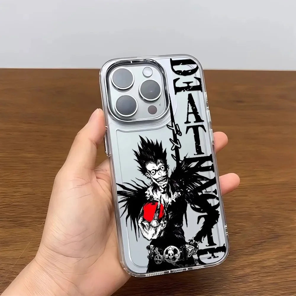 Anime Misa DEATHS NOTES Phone Case For iPhone 17 16e 16 15 14 13 12 11 mini Pro Max X XR XSMAX 8 Air Plus Transparent Soft Cover