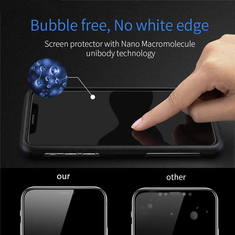 For Motorola Edge 50 Fusion Glass For Motorola Edge 50 Fusion Tempered Glass Full Cover 3D Curved Screen Protector 9H Lens Film