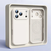 Magnetic Original Liquid Silicone Phone Case For iPhone 17 16 15 14 13 Pro Max 17Pro Air For Magsafe Wireless Cases Soft Cover