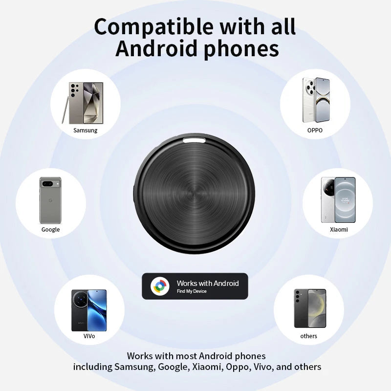 Tracker for Android Smart Locator Work with Google Find My Device Bag Key Pet Elderly Finder Tracking