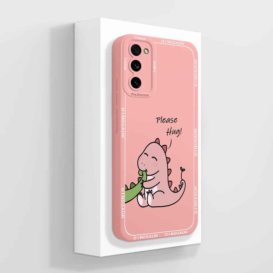 For Samsung S20 FE Ultra Phone Case Cute Back Cover For Galaxy S 20 S20FE S20Ultra Soft Liquid Silicone Full Protection Fundas