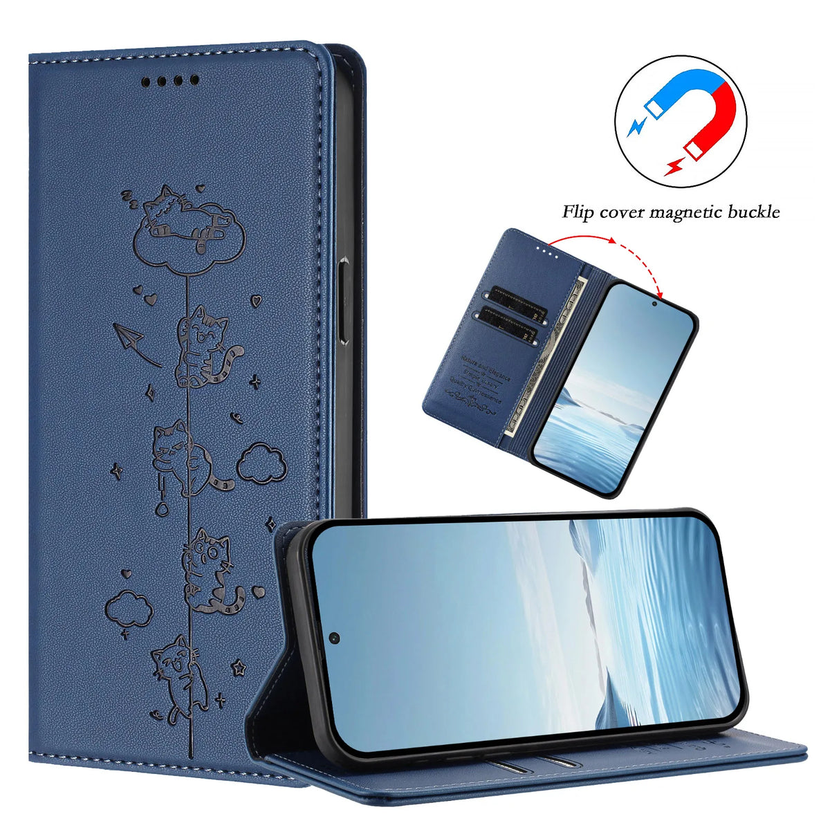Leather for Motorola Moto G Stylus 2025 2024 2023 2022 2021 Moto G Play 2026 2025 2024 2023 Wallet Flip Case Phone Cover
