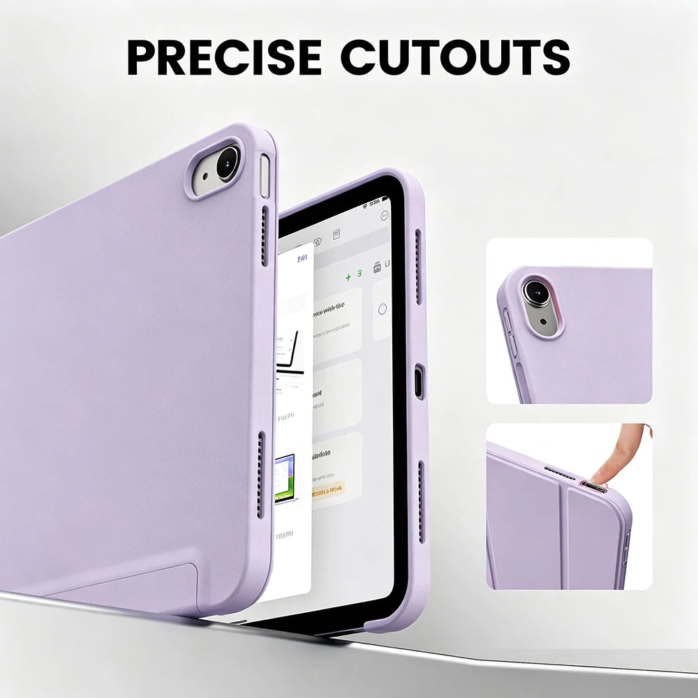 Case for iPad (A16) 11th Generation 11 Inch 2025, iPad 10th Generation Case 10.9 Inch 2022 Magnetic Flip Smart Cover Soft Shell