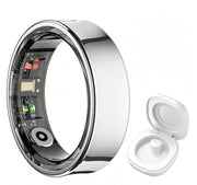 New Smart Ring R09 Health Monitor Multi Sport Mode Skin Temperature Measurement 5ATM Waterproof Smart Ring With Charging Case