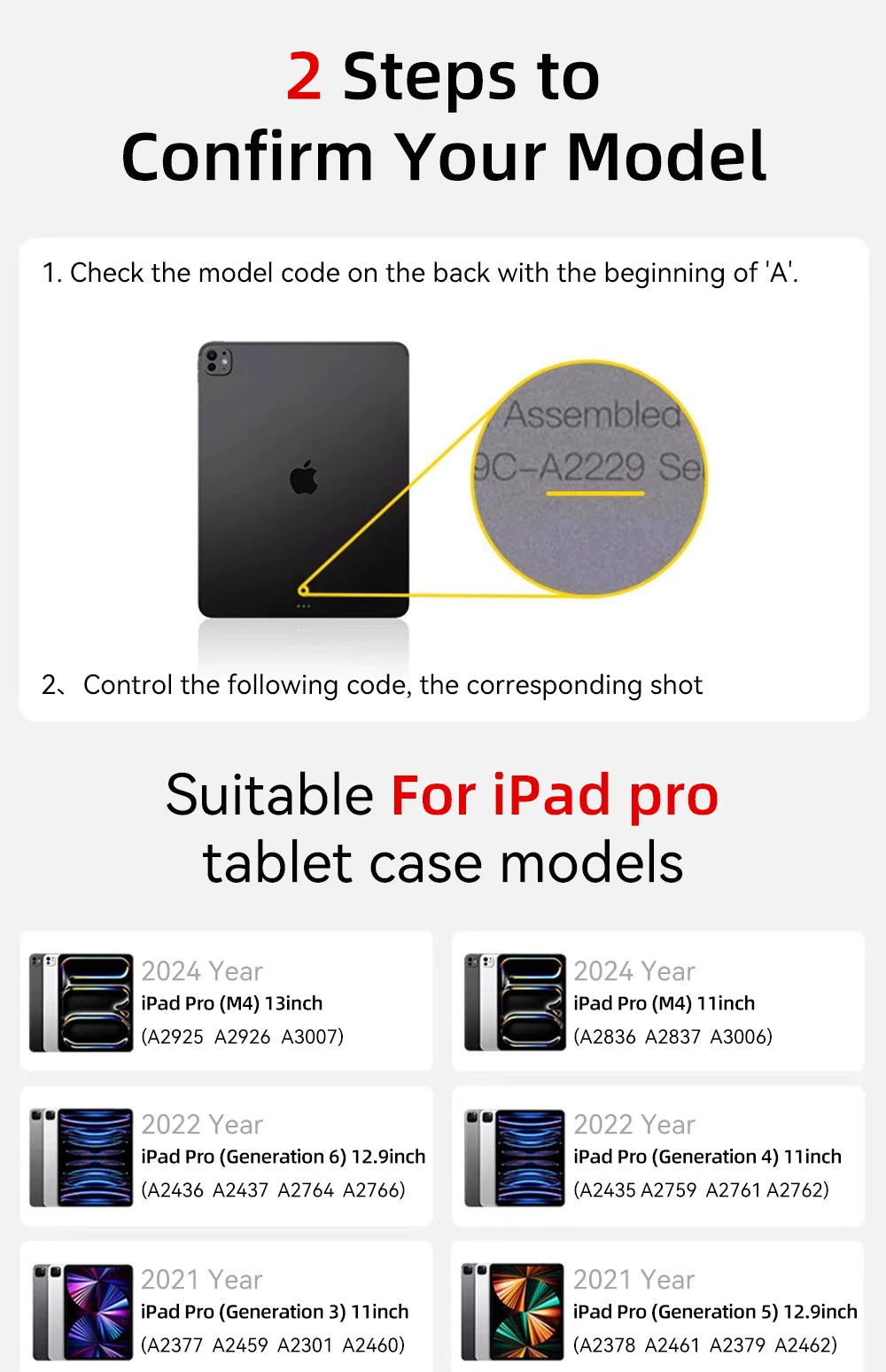 2026 For iPad Air 11 13 M4 M3 M2 A16 2025 Air 4/5/6th iPad Pro11 13 12.9 iPad 10th Gen 7/8/9th 10.9 10.5 10.2 9.7 Magnetic Case
