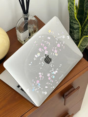Cherry Blossom Crystal Laptop Case For Macbook Neo 2026 A3404 Air 13 15 M4 M5 A3449 A3448 Touch Bar ID Pro 14 A3426 16 in Cover