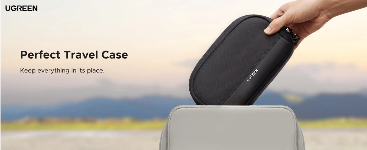 UGREEN Storage Bag Case Organizer Bag S/M Size for Laptop Power Adapter HUB Earphone Cable Charger PC Digital Laptop Accessories
